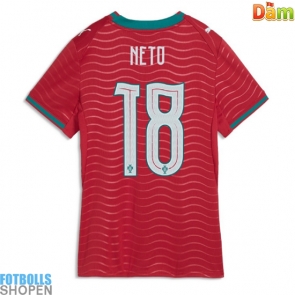 Billiga Portugal Pedro Neto #18 Hemmatröja Dam VM 2026 Kortärmad